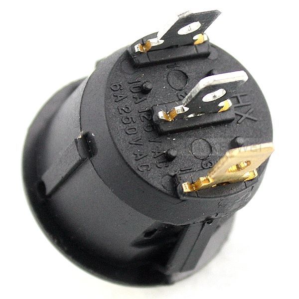 20mm Runder Wippschalter Ein/Aus Schalter Led Beleuchtet Kippschalter Neu