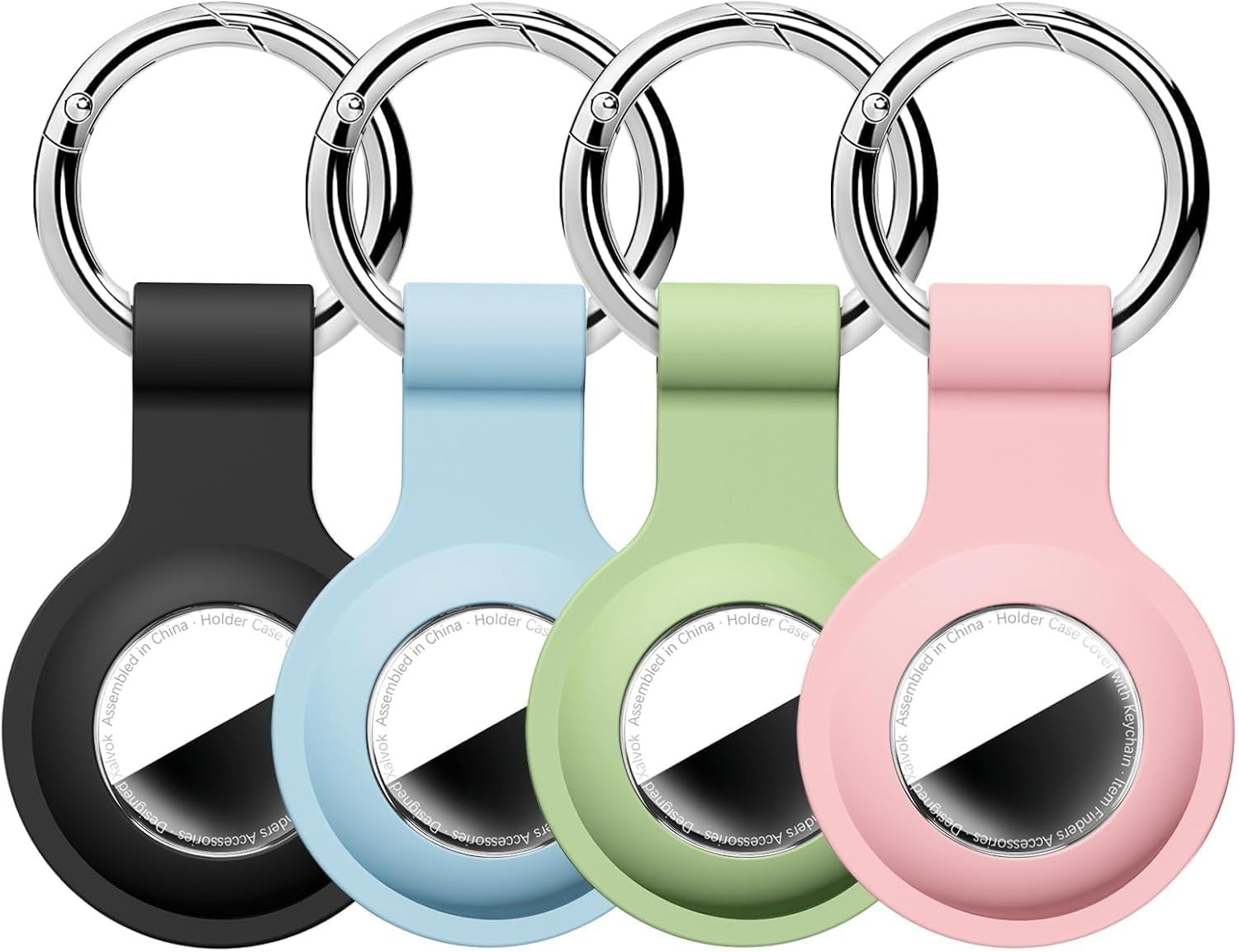 4 Pack for AirTag Holder Case-Waterproof, Shockproof & Anti-Scratch Cover