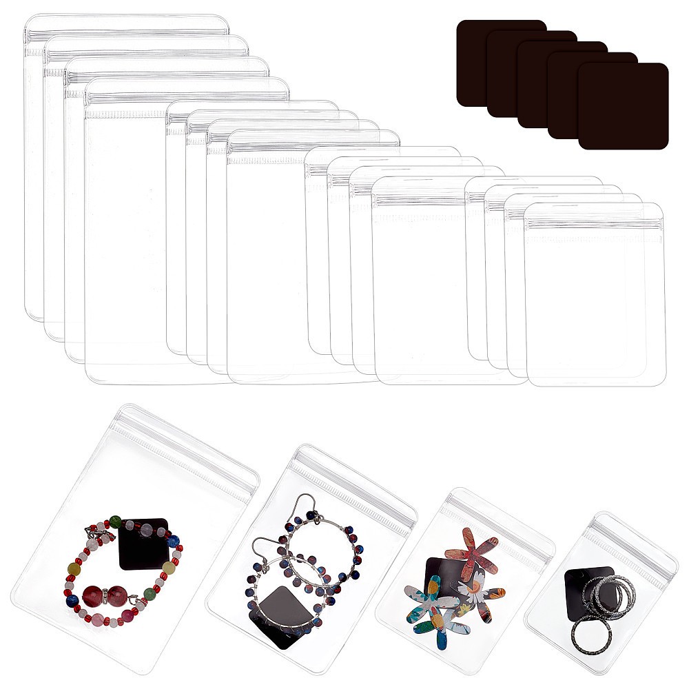 1set 80pcs 4 style PVC Anti Oxidation Zip Lock Bags with 20pcs Industrial