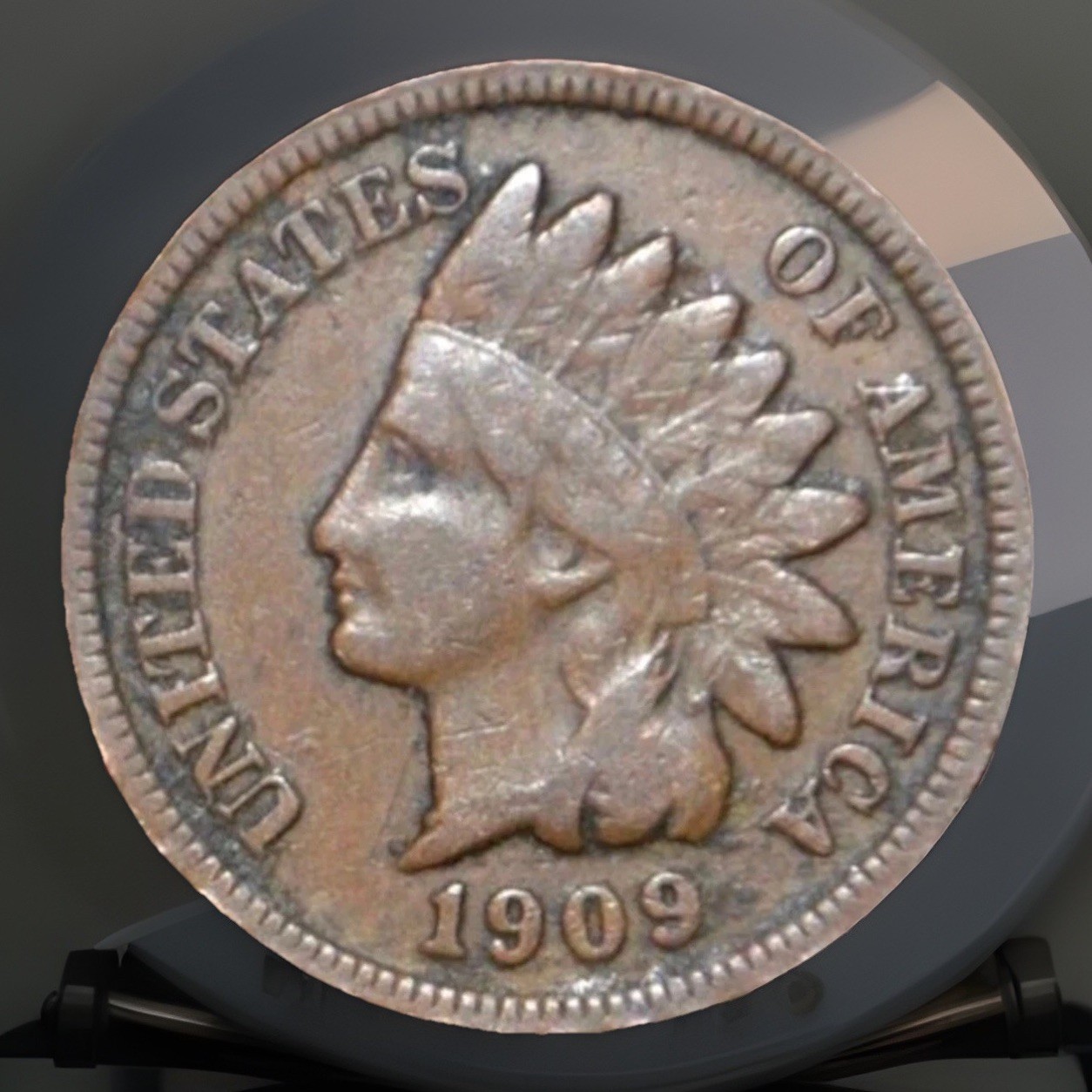 1909 Indian Head Cent ** NICE BROWN * Partial LIBERTY * Best Value On Ebay”