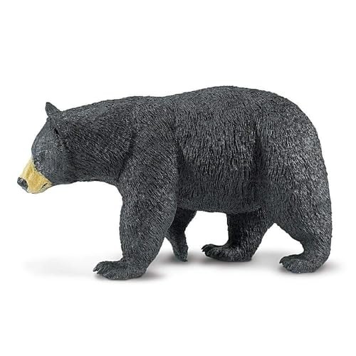 Safari WW Black Bear Figure Wildlife Wonders 1/10 Scale 112589 From Japan