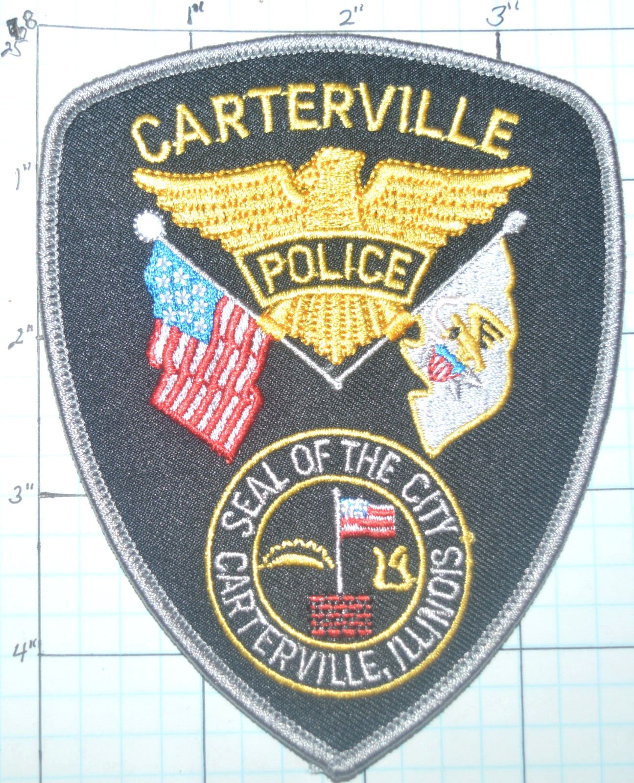 ILLINOIS, CARTERVILLE POLICE DEPT PATCH