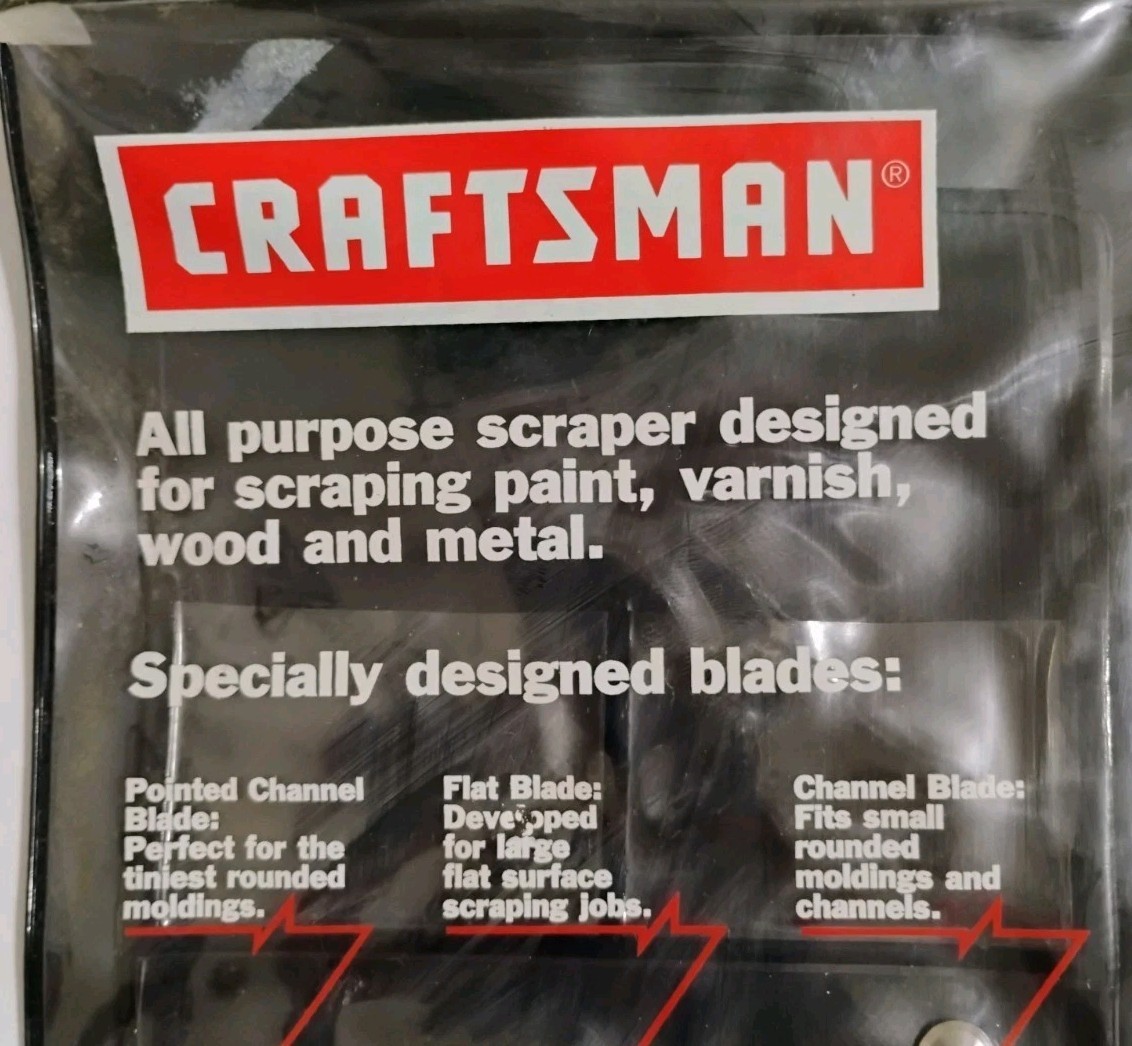 Craftsman Handi-Scraper Utility Scraper 940691 6-Blades NEW