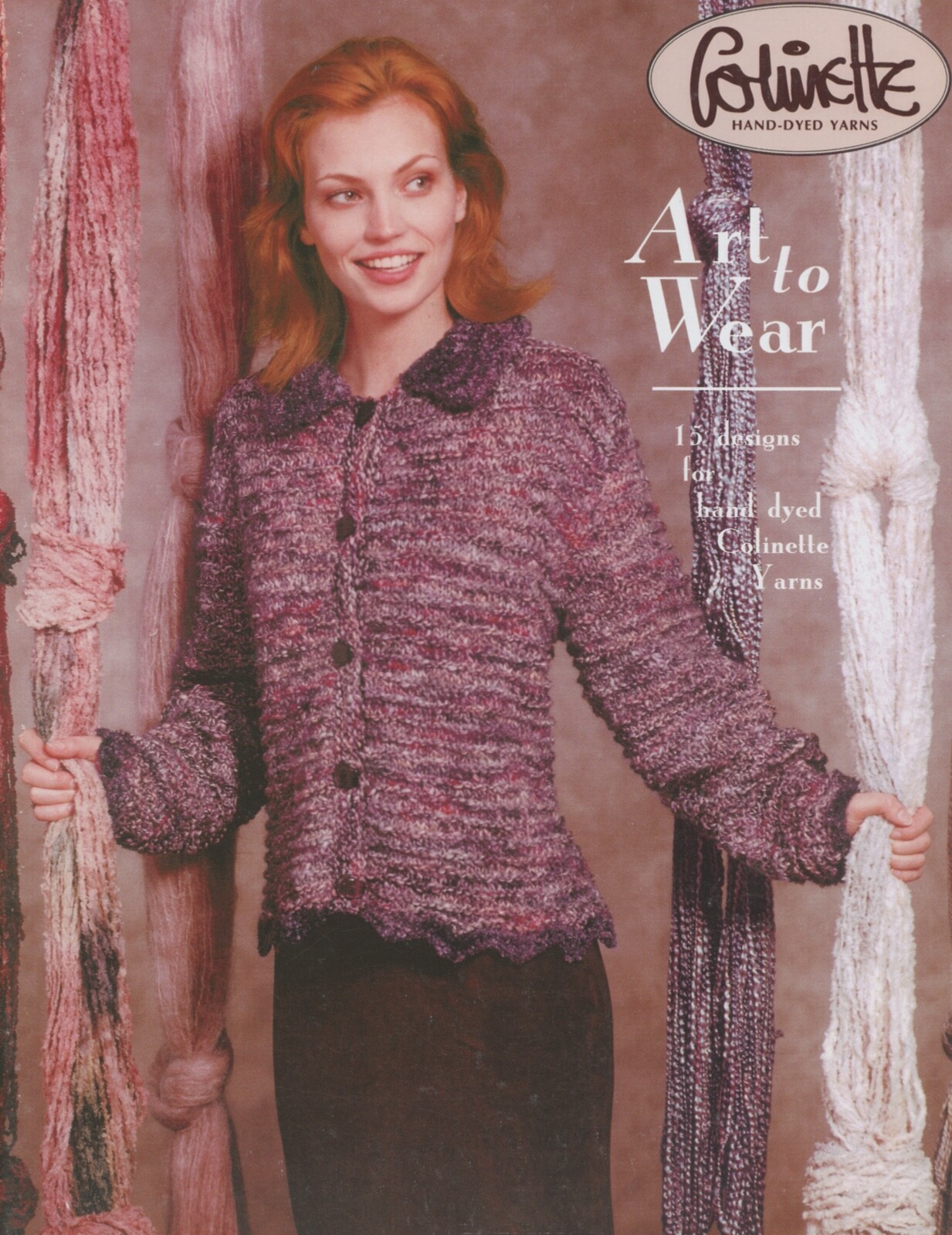 COLINETTE Knitting Pattern Book - Art to Wear - 15 Designs
