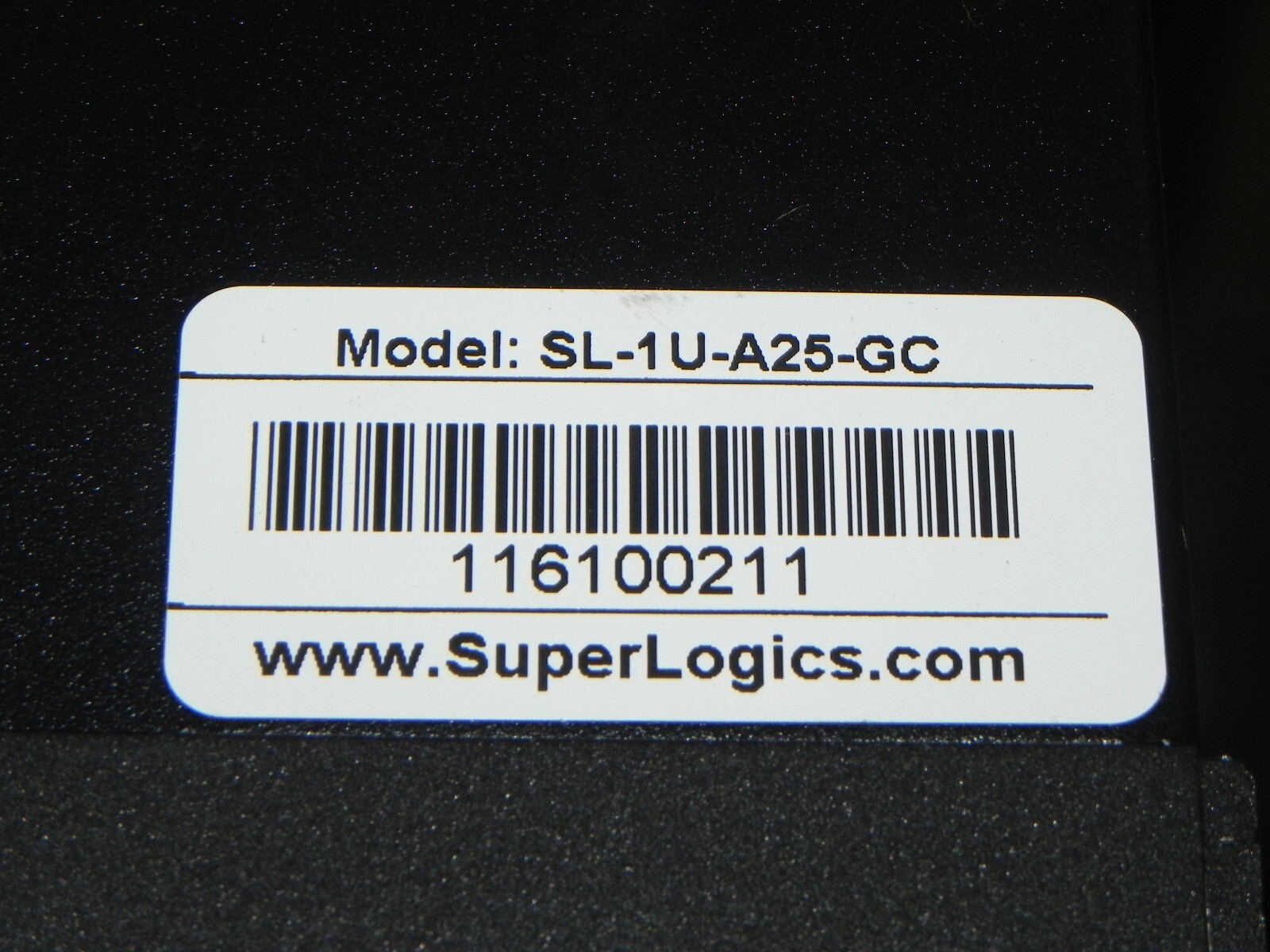 SUPERLOGICS Model SL-1U-A25-GC Rack Mount D425KT Computer System Processor Contr