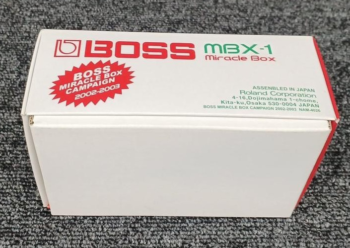 BOSS Limited Miracle Box Guitar Cable Tag MBX-1
