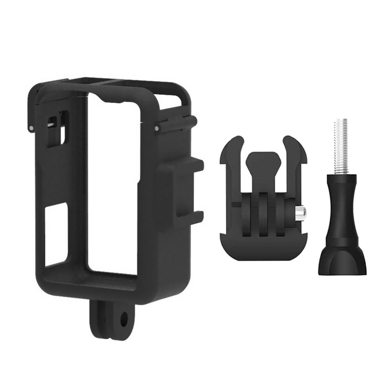 Quick Release Protective Frame Case Cover with Cold Shoe for DJI Osmo Action 3