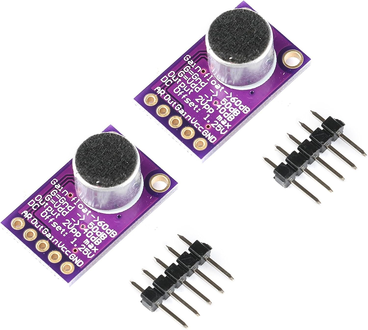 3Pcs MAX9814 Microphone Amplifier Module Electret Microphone Amplifier Module MI