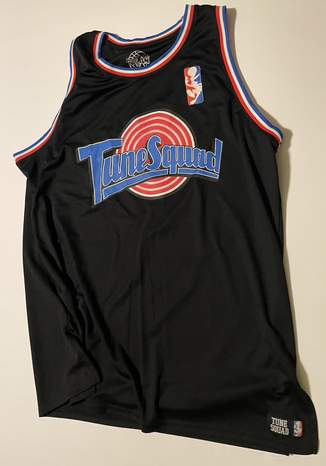 Space Jam Tune Squad Bugs #1 Basketball Jersey XXL Black Sleeveless