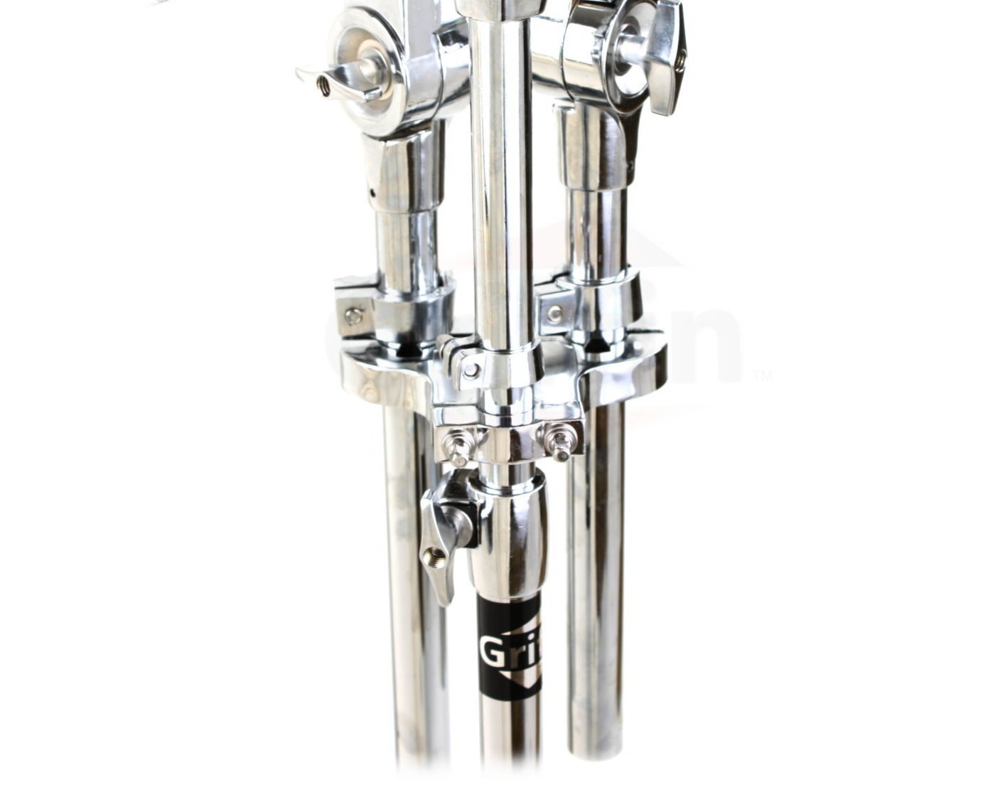 Double Tom Drum Stand - GRIFFIN Cymbal Holder Mount Arm Duel Percussion Hardware
