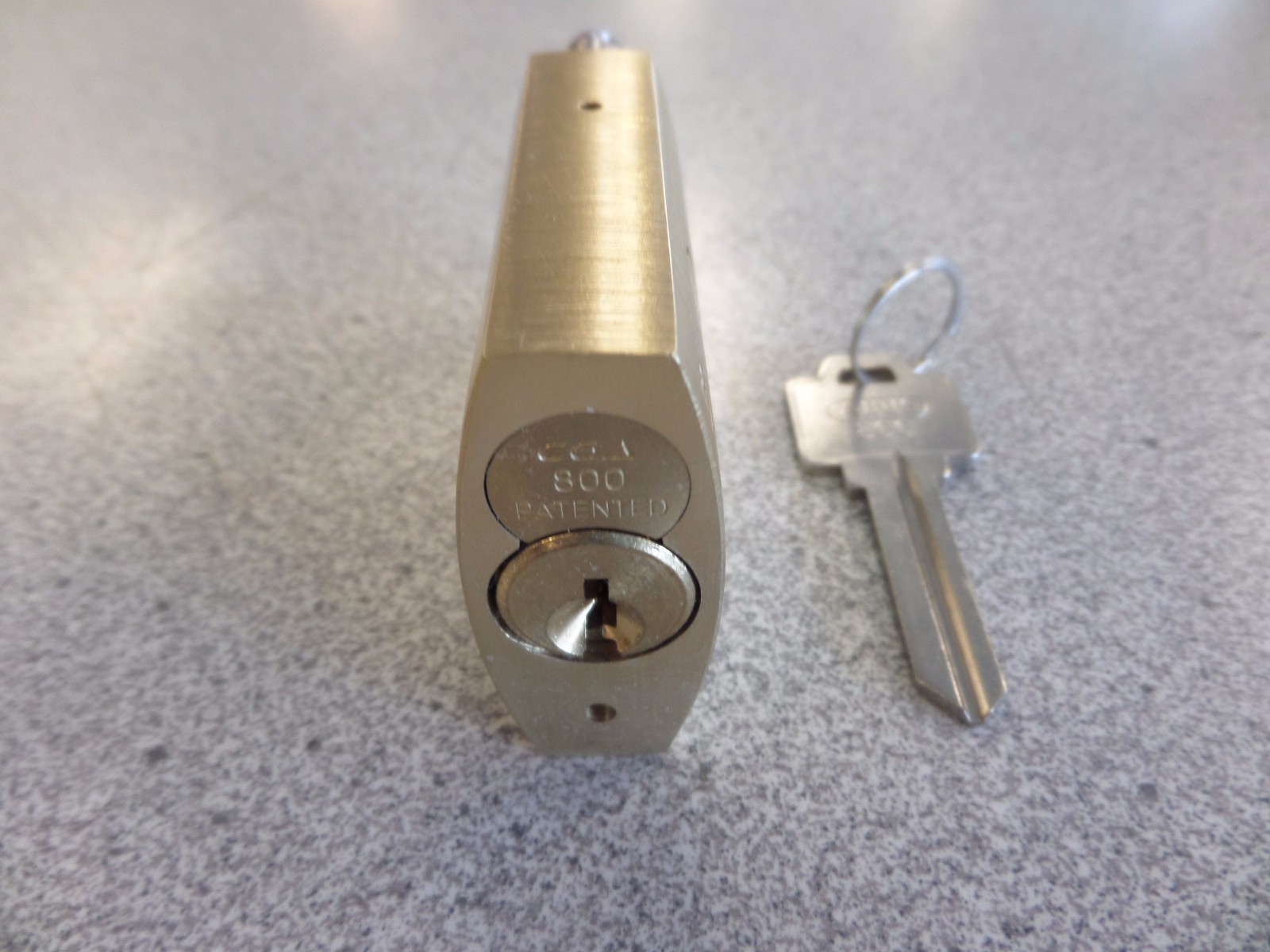 ABUS 83/45-800 WEISER E WR5 KEYWAY REKEYABLE BRASS PADLOCK