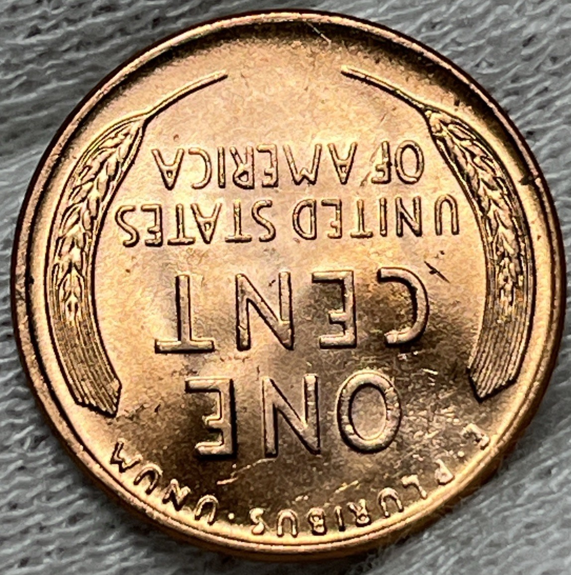 1956 D/D Wheat Penny Errors DDO DDR Die Clash D Over D Uncirculated #2