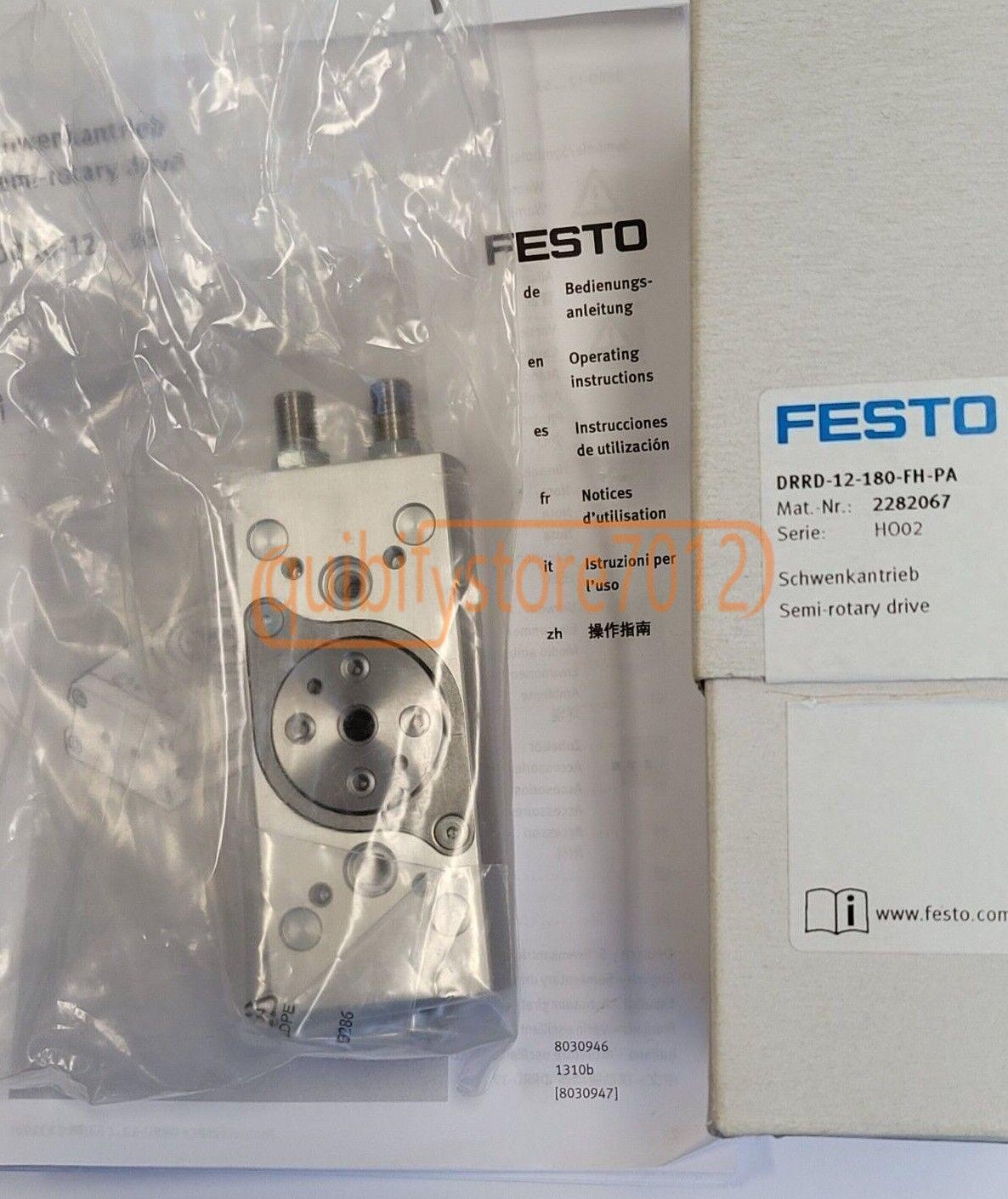 1x FESTO DRRD-12-180-FH-PA 2282067 Rotary cylinder New
