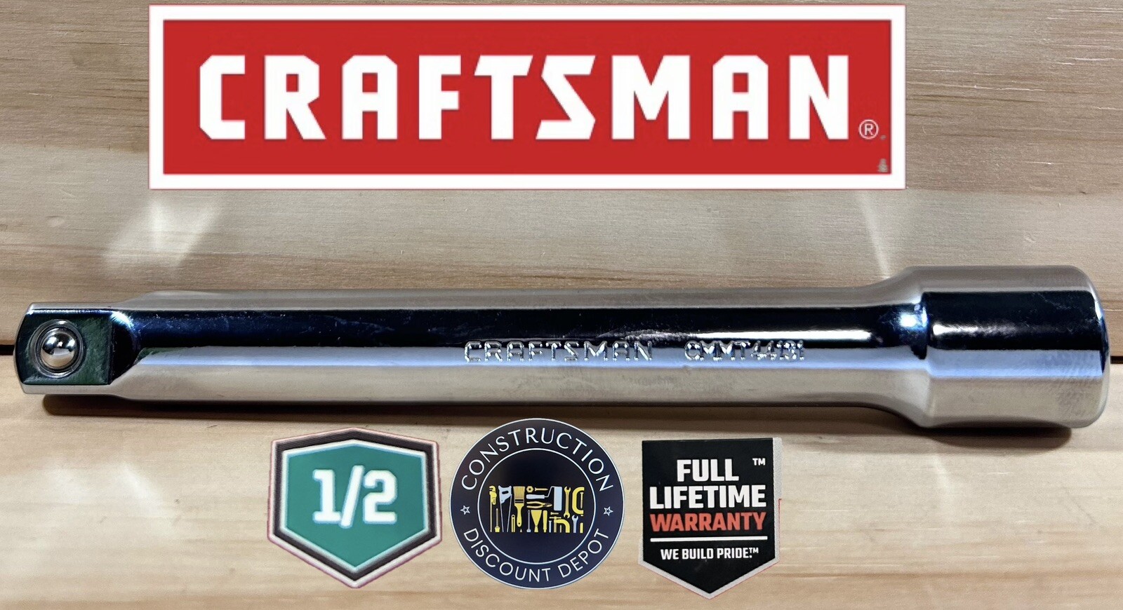 Craftsman 1/2 dr 6" Extension Bar 1 pc. CMMT44131 new