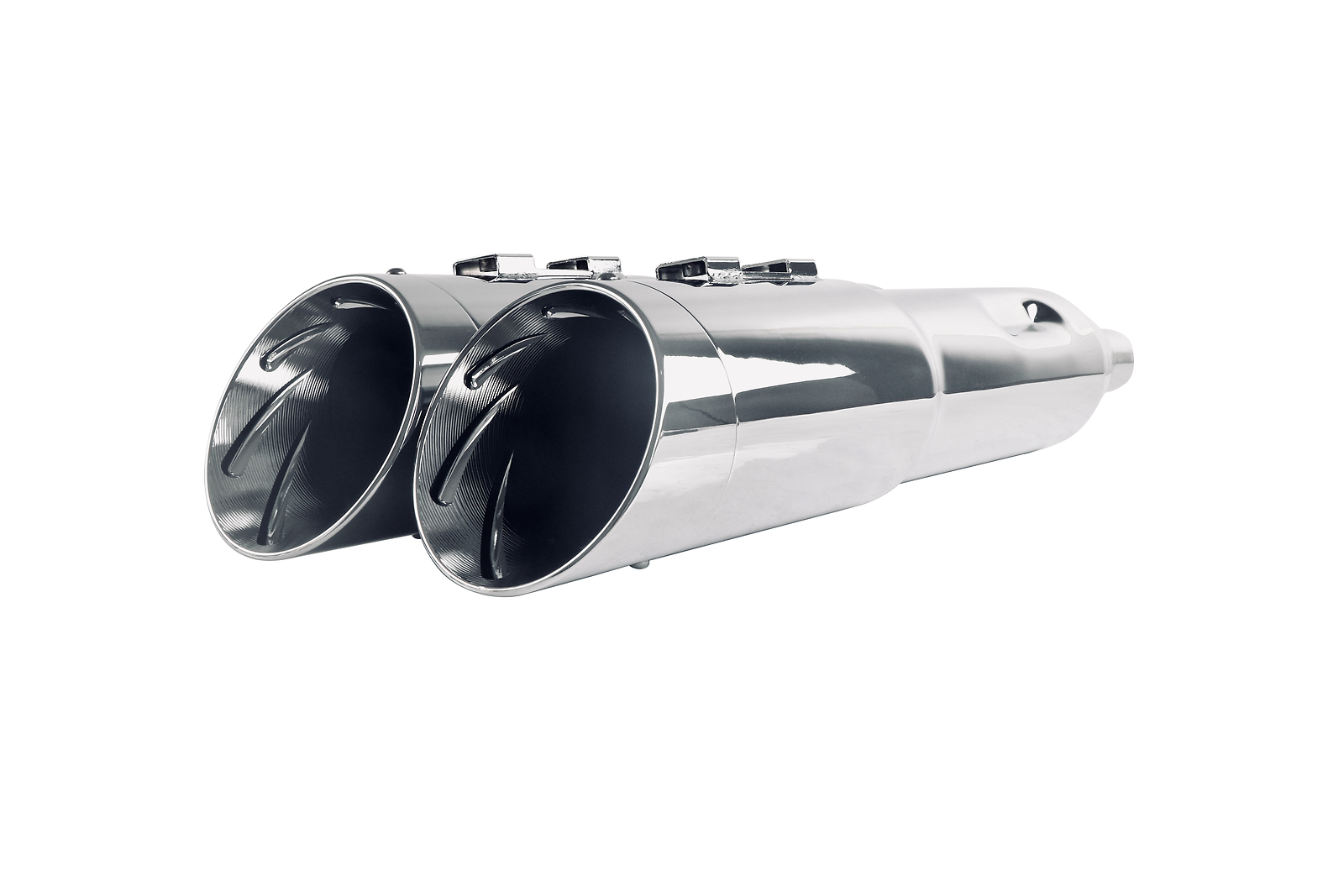 5.0'' Stepped Pipes for Harley Davidson Slip On Mufflers Touring 95-16 Upgrading