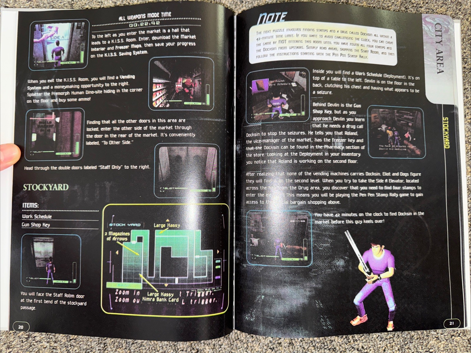 Blue Stinger: Custom Hardcover Strategy Guide Sega Dreamcast
