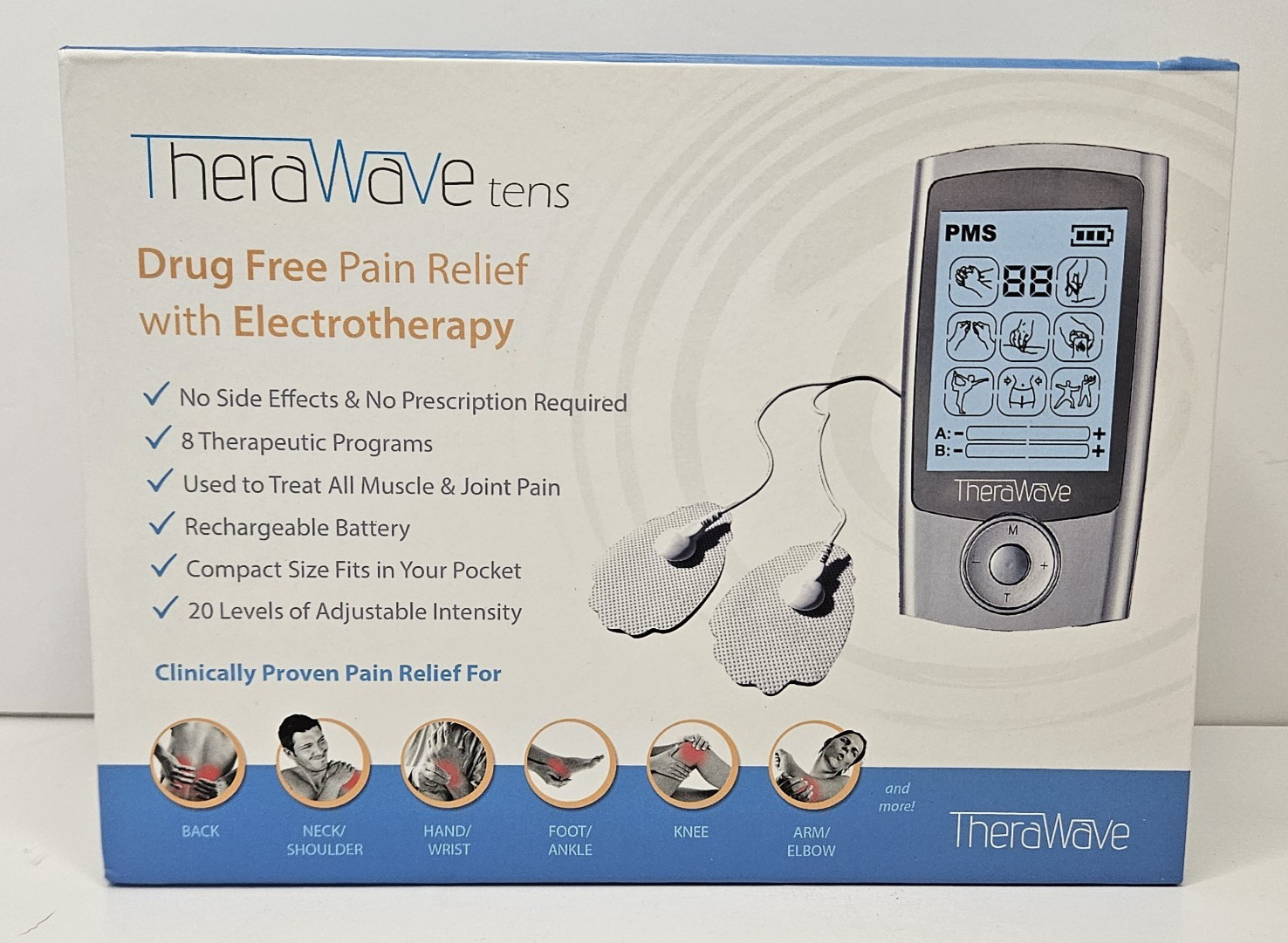 Therawave Tens Unit Electrotherapy Pain Relief