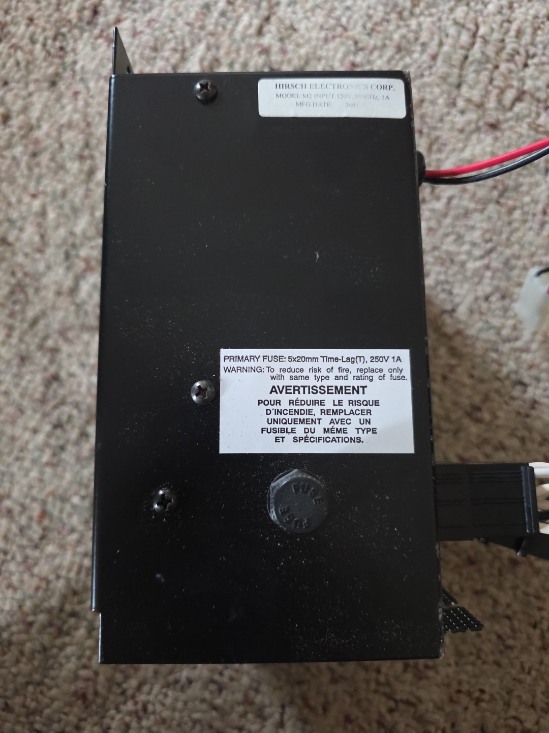Hirsch Electronics M2 Power Supply Tested And Working.