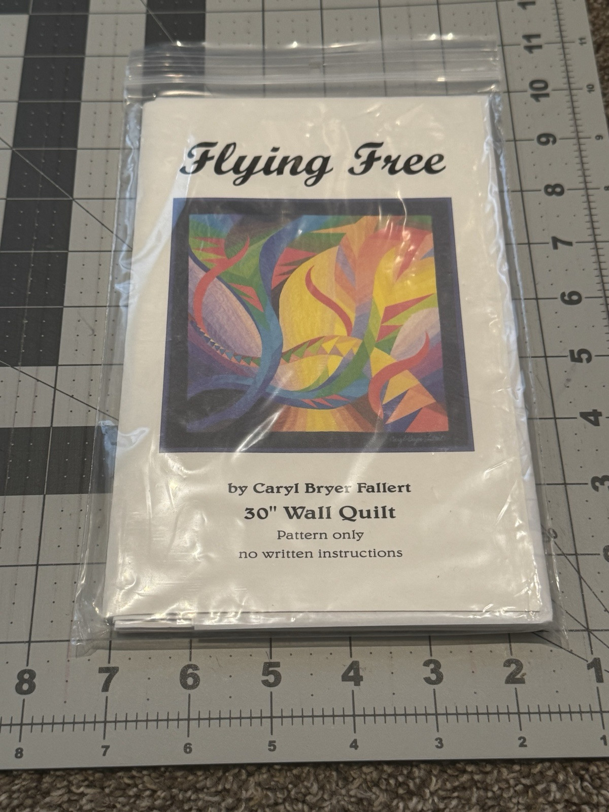 Caryl Bryer Fallert "Flying Free" 30" Wall Quilt Pattern Bryerpatch Studio