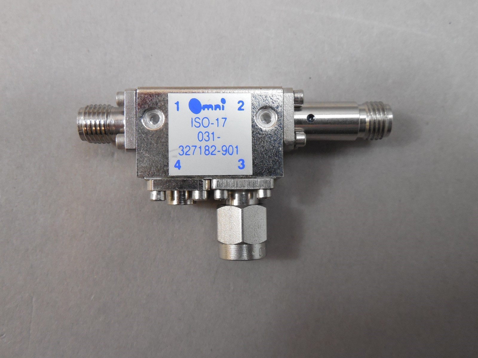 NEW Omni Circulator 031-327182-901 SMA Male & SMA Female