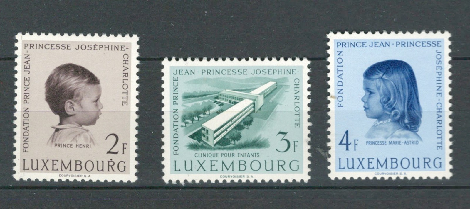 LUXEMBOURG EUROPE PRINCESS JOSEPHINE COMMEMORATIVE  MNH SET LOT (LUX 230)