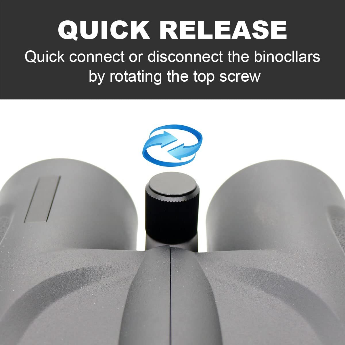 Binocular Tripod Adapter Quick Release With 38mm Mounting Base 1/420 Inch Thread