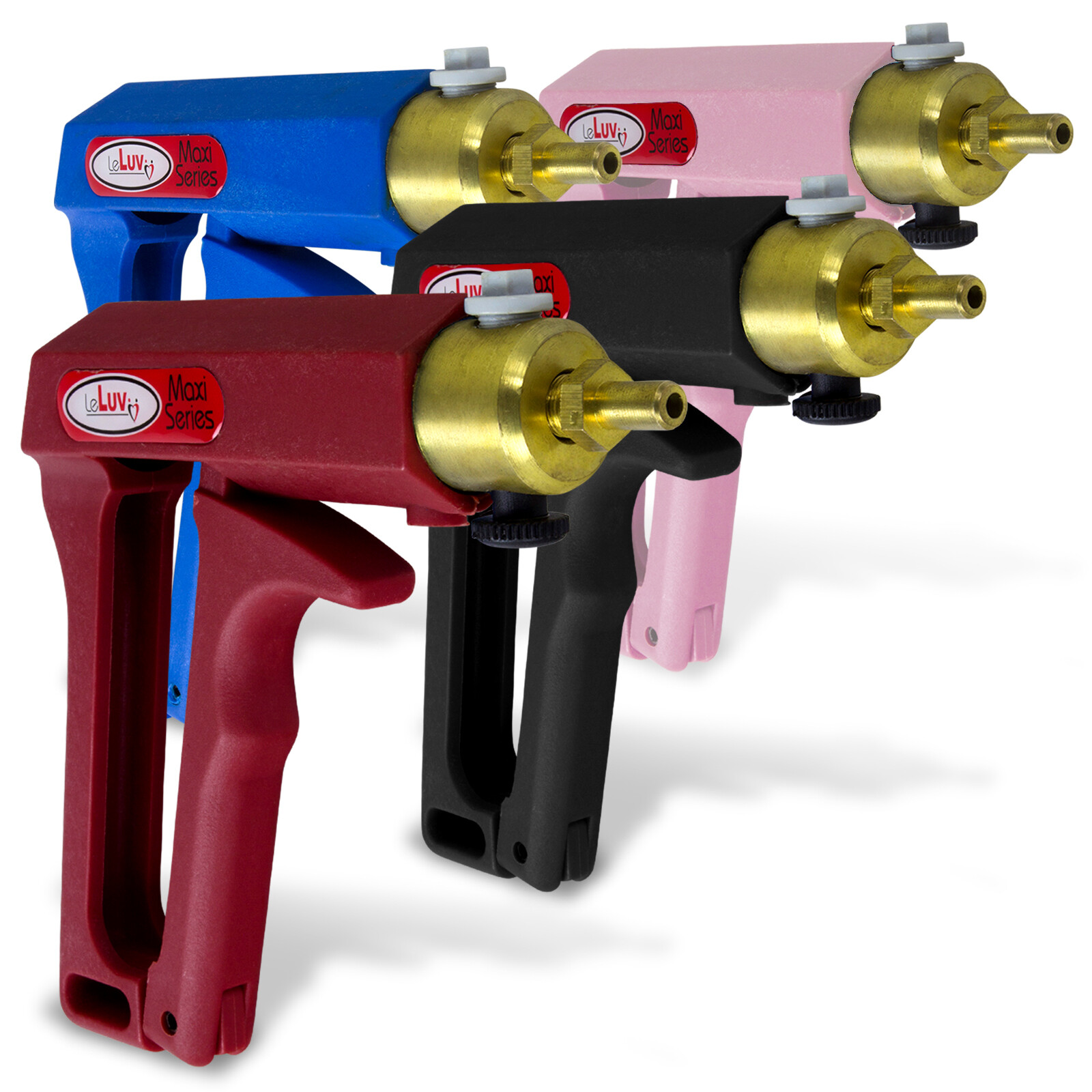 LeLuv MAXI Vacuum Penis Pump Handle Ergonomic Nylon Body Gauge & Cover Optional
