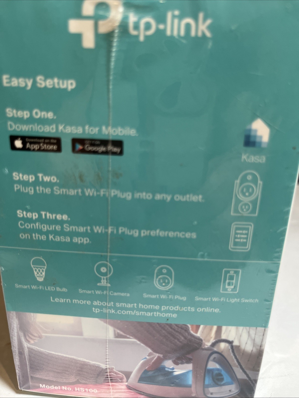 TP-Link - HS100 - Smart WiFi Plug - w/Google Assistant & Amazon Alexa NEW Sealed