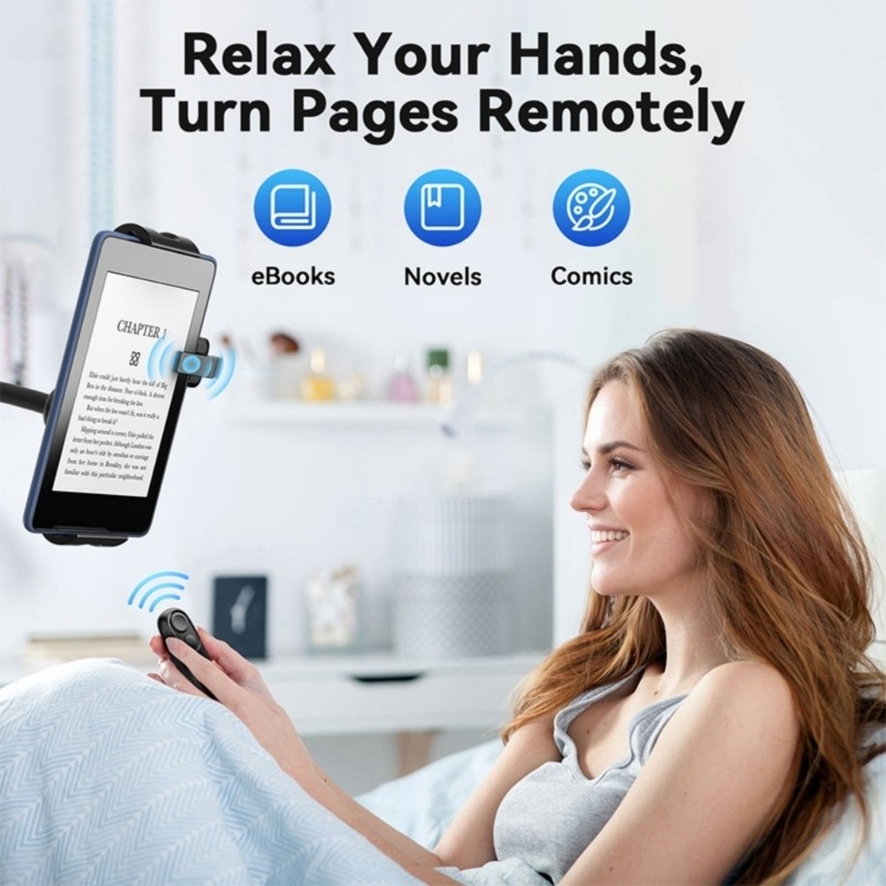Portable Remote Page Turner Fast Response Ergonomic Clickers
