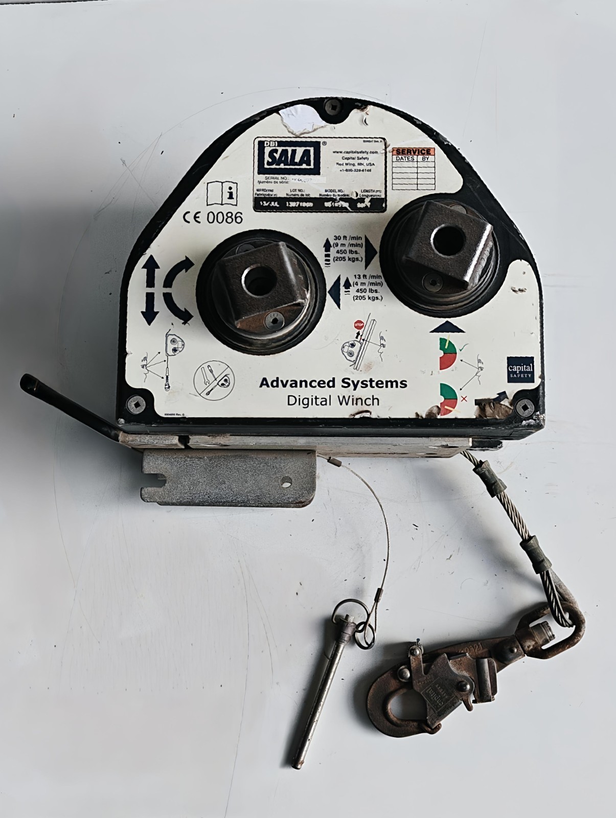 3M DBI-SALA 8518558 DIGITAL CONFINED SPACE WINCH WITH 60 FT. LENGTH