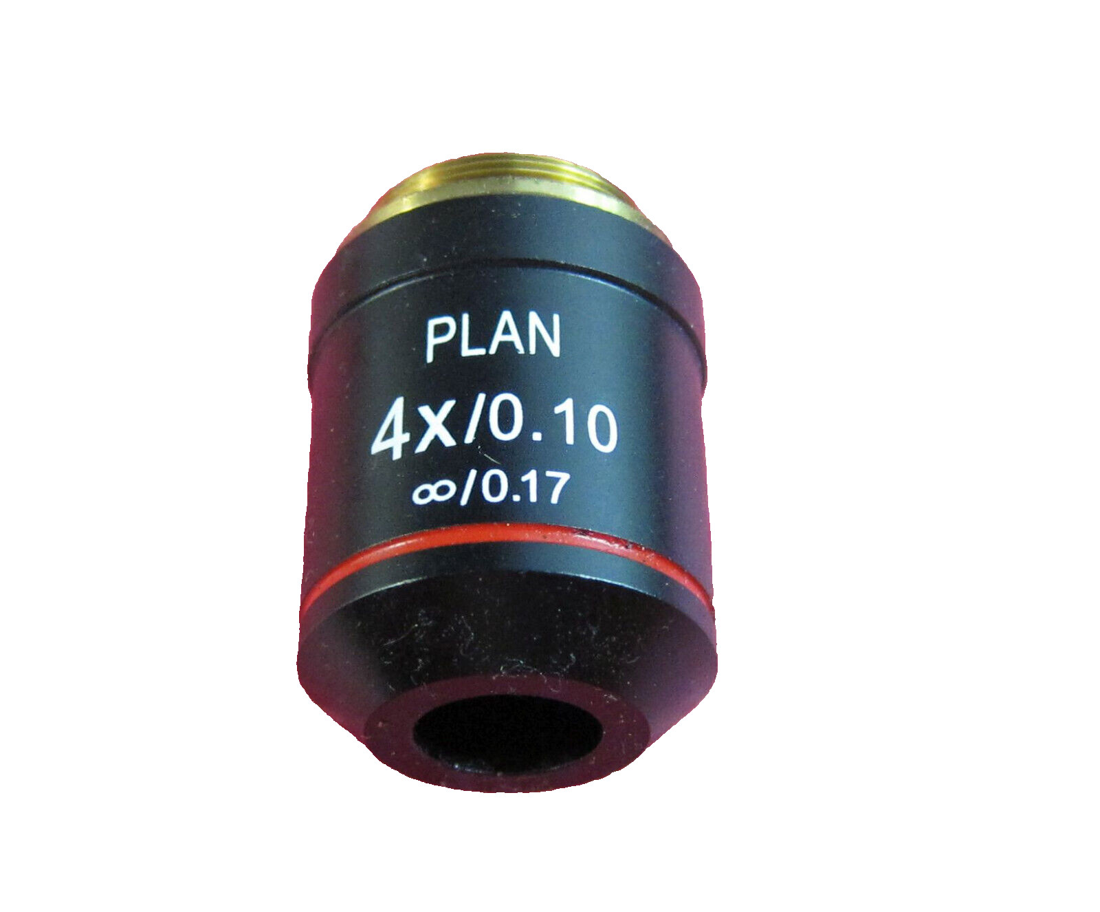 Genuine Accu-Scope Plan 4x/0.10 infinity/0.17 Microscope Objective