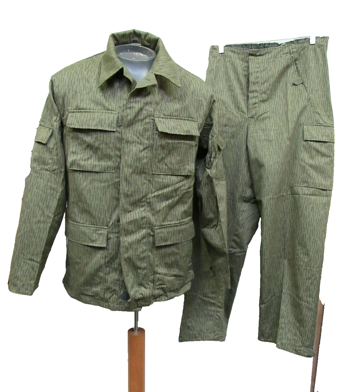 East German Military Rain Drop Camo Pants Jacket Uniform Field Combat Medium