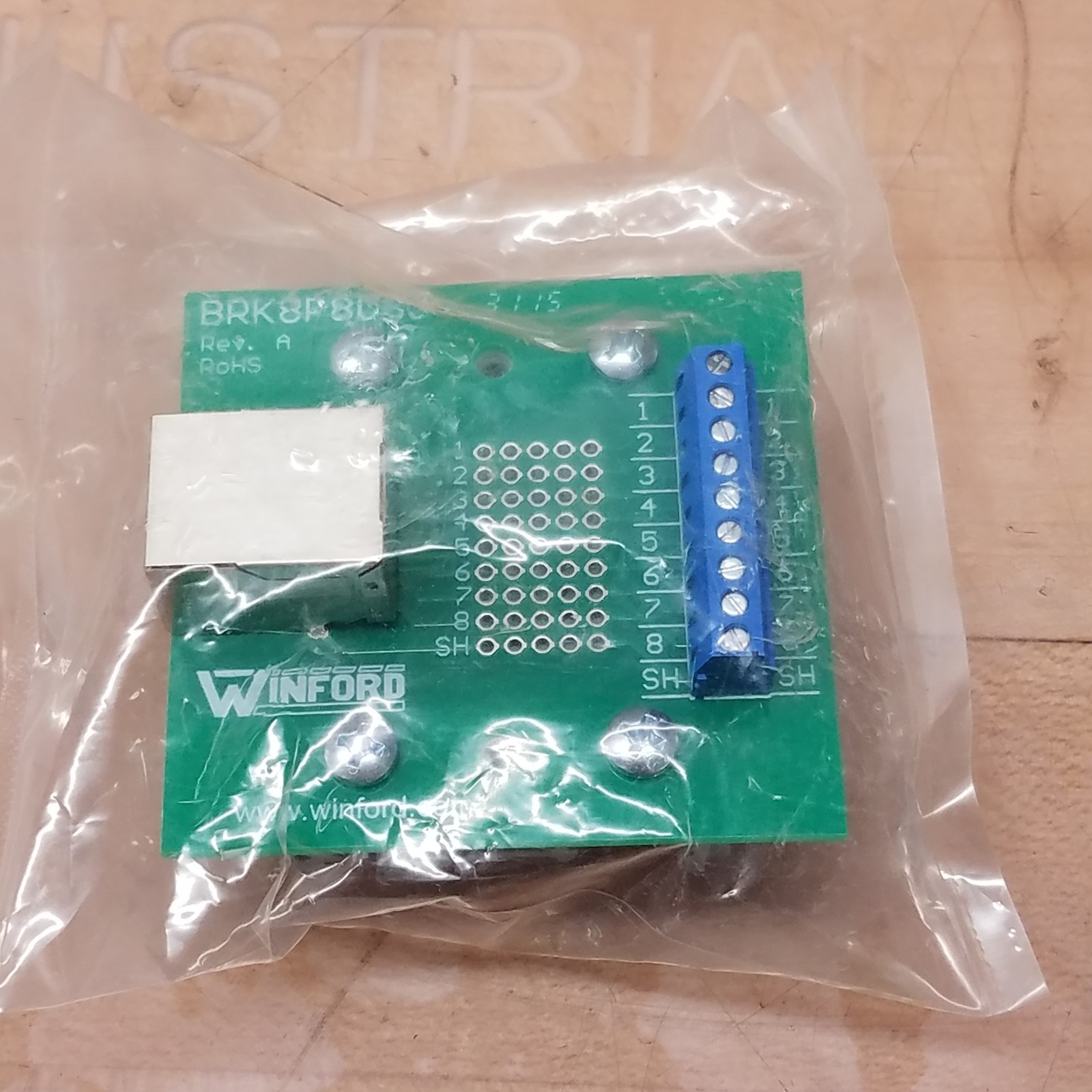 Winford BRK8P8CSJ Breakout Board, Rev A - NEW