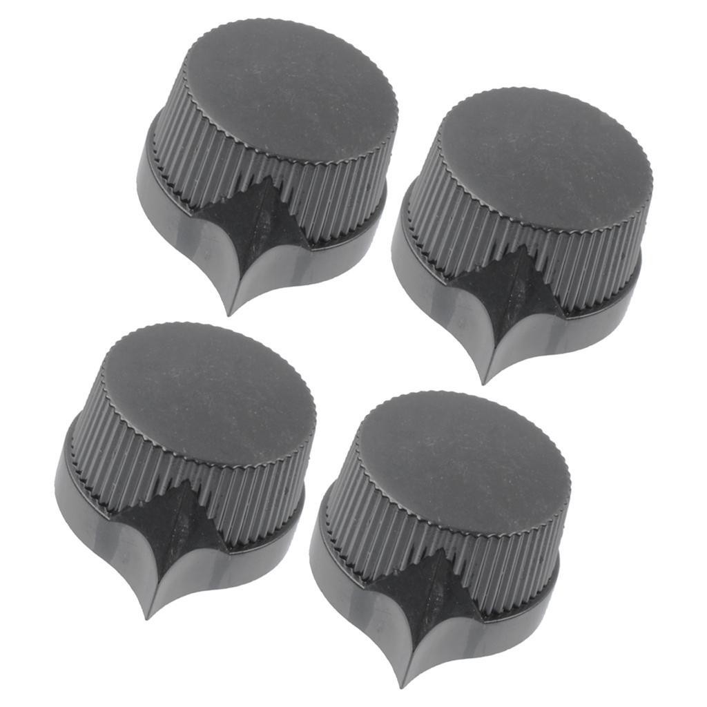 4 Pieces Plastic Control Knobs for Effect Pedal Amplifier