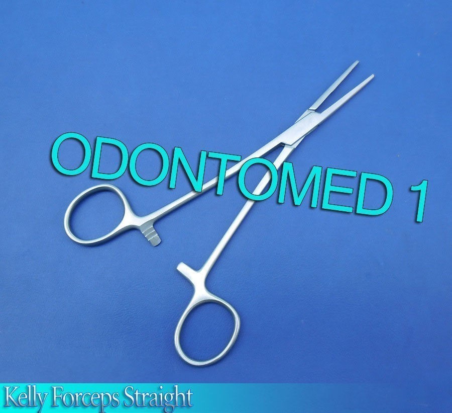 2 Kelly Hemostat Locking Forceps Straight 5.5"+7" Surgical Instruments