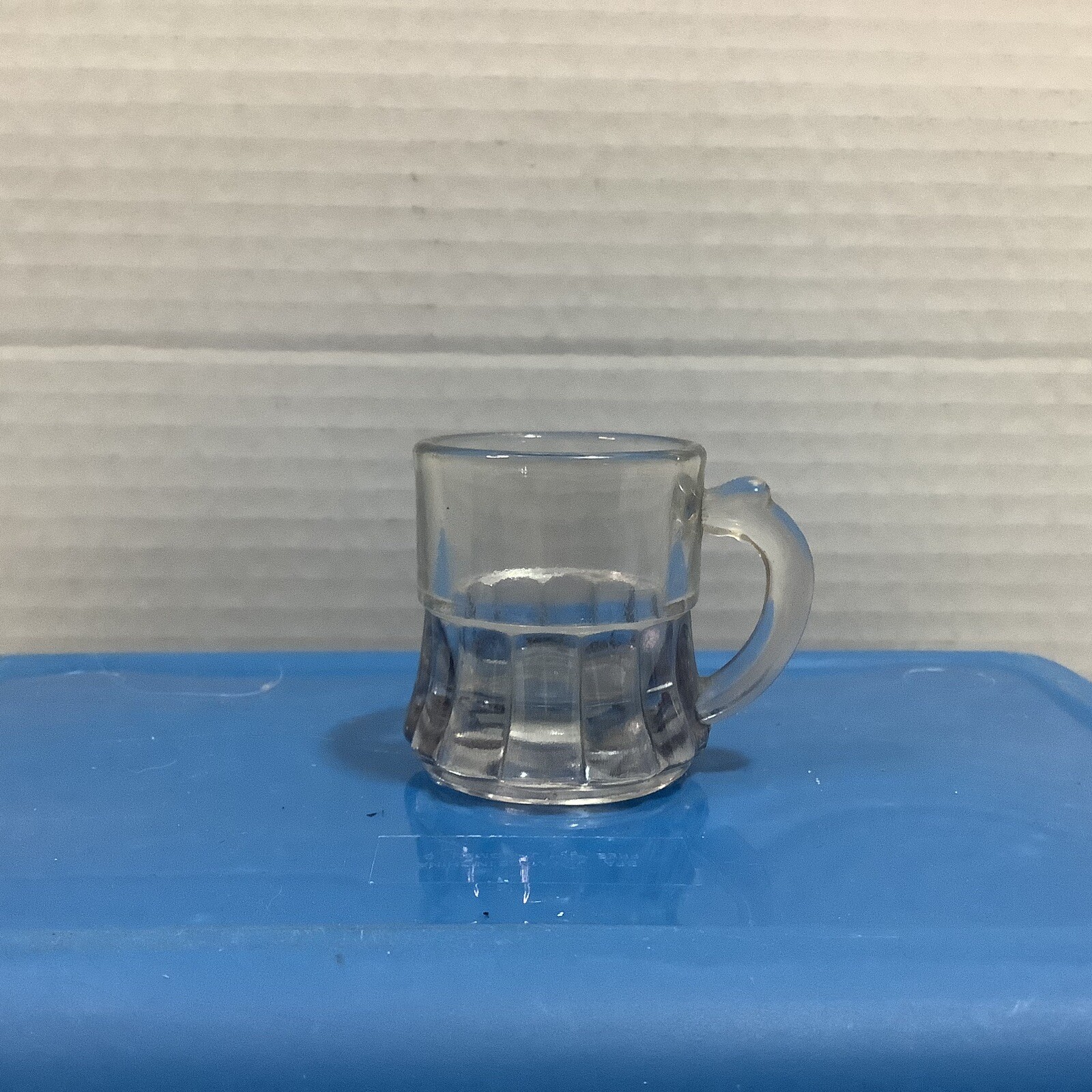 Clear Beveled Mug Shot Glass, COMBINED SHIPPING (SEE STORE)