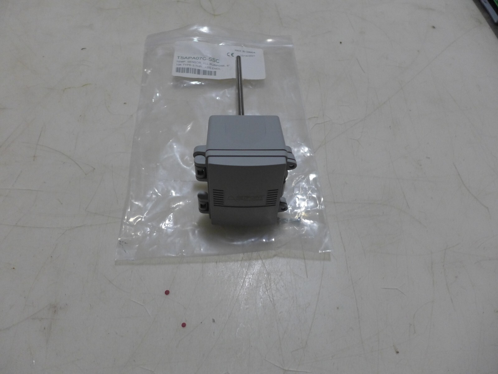 U132 SETPOINT TSAPA07C-SSC TEMP SENSOR ALL PURPOSE 6" 10K TYPE 3 ABS ENCL
