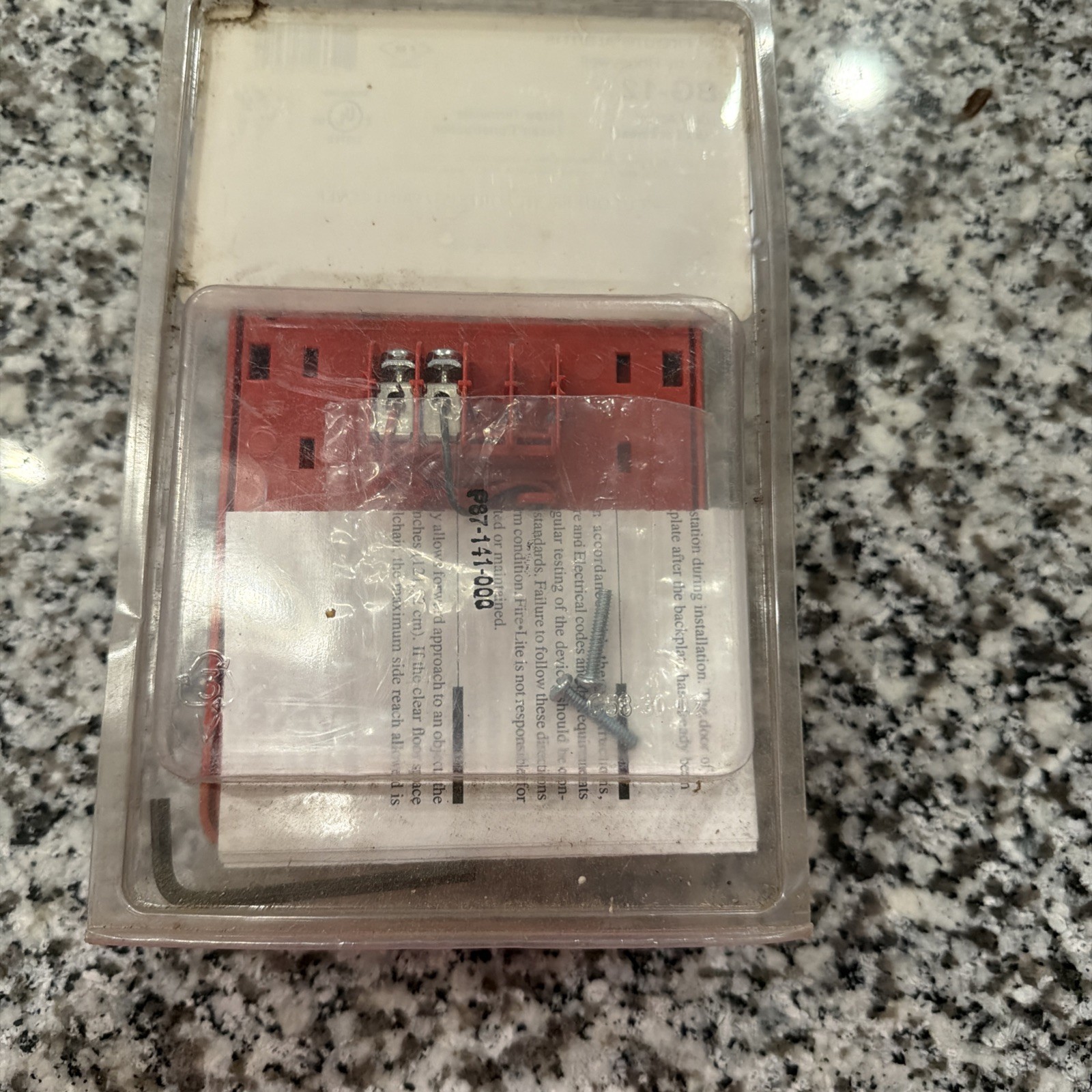 firelite alarms by honeywell. BG-12 pull station