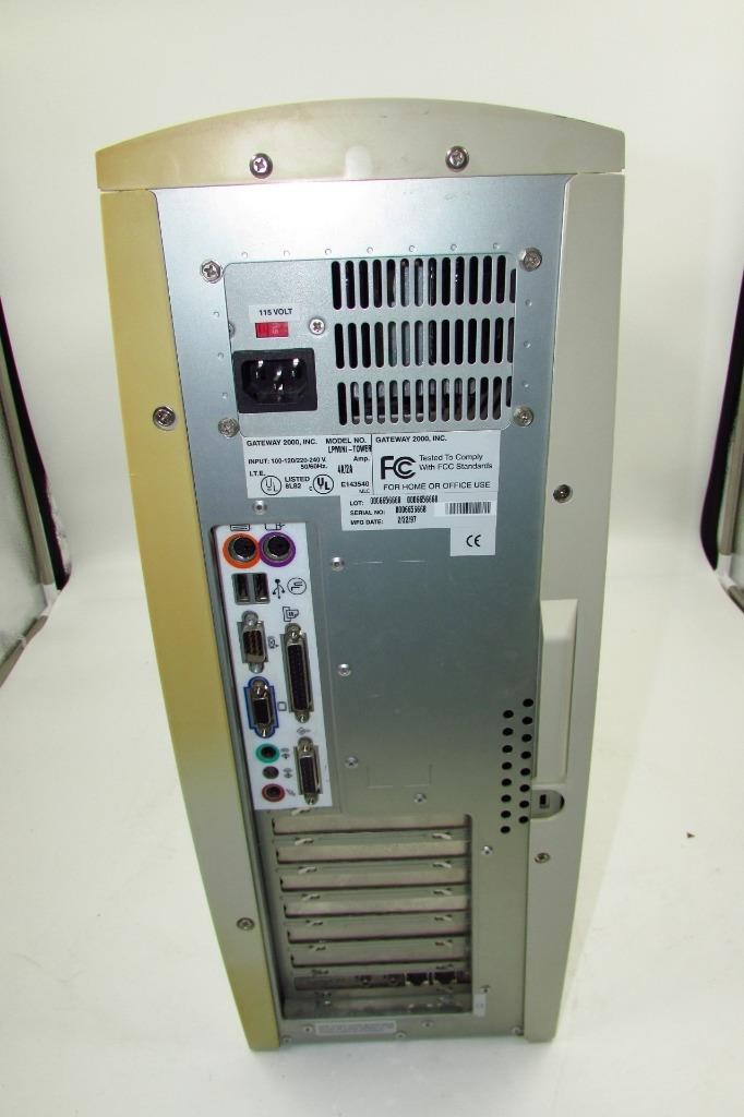Vintage Gateway 2000 Model P5-166 Computer PC Desktop