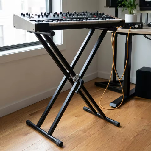 5 Core Keyboard Stand Dual X Shape Adjustable Foldable Key Board Pianos Stands