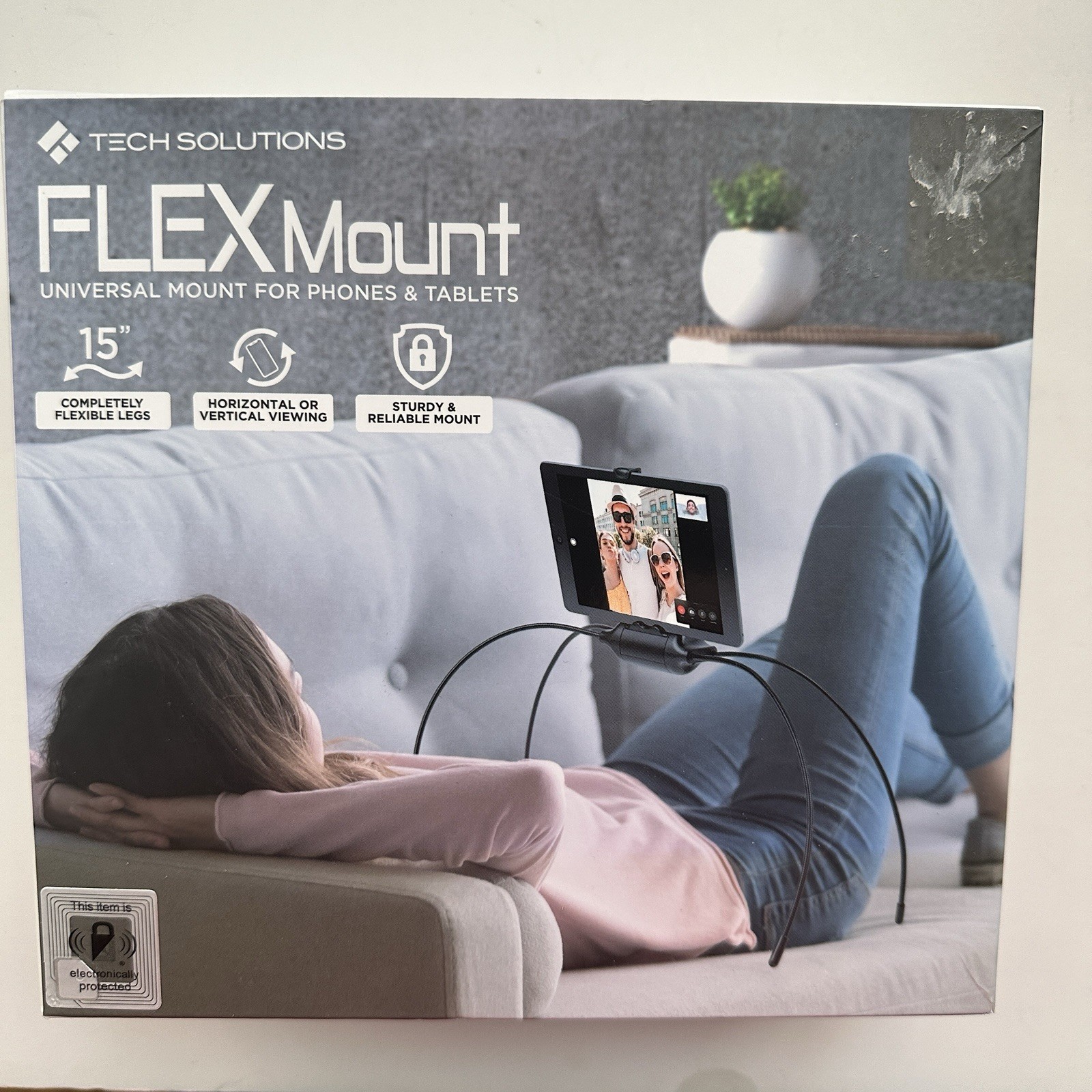 Flex Mount Universal iPad & Smartphone Mount Holder Stand Bed Sofa Flexible Leg