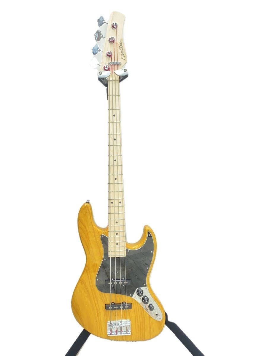 Three Dots Electric Bass Guitar JB Model Ash M Vintage Natural Jazz Camel Used