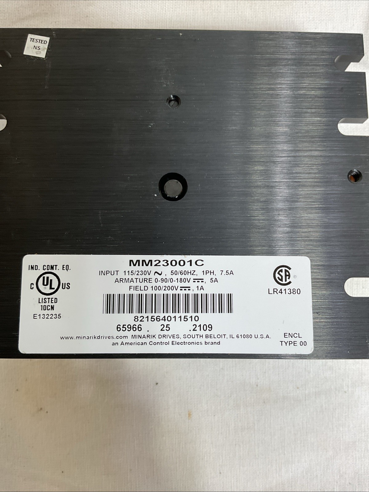 Minarik MM23001C DC Motor Speed Controller Original New
