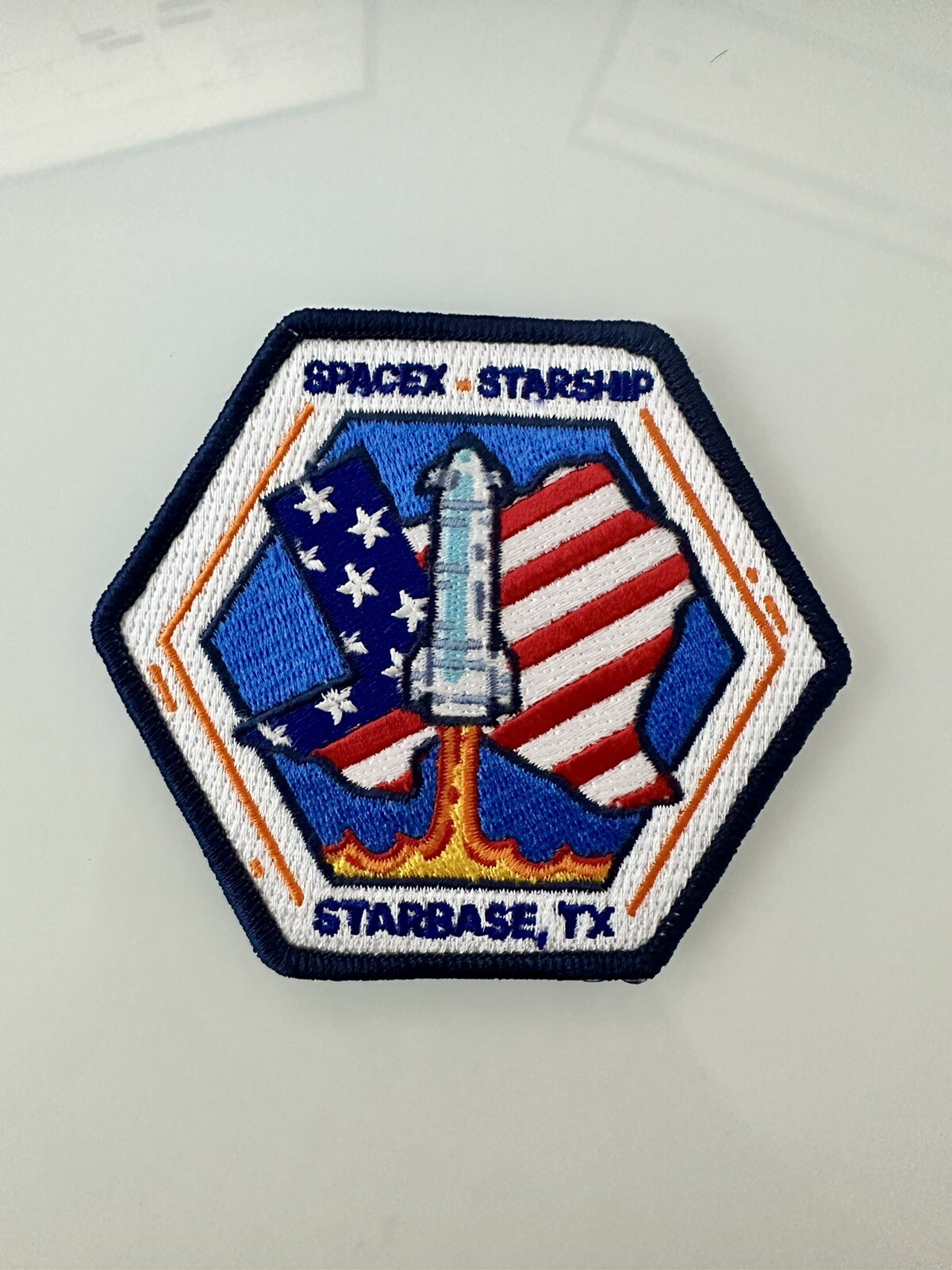 Official STARBASE TEXAS SPACE X STARSHIP PROGRAM FLIGHT MISSION PATCH 3” USA