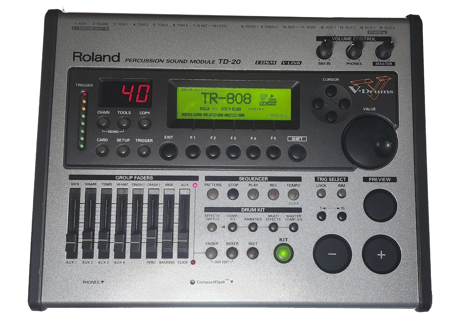 Roland TD-20 V-Drum Percussion Sound Module