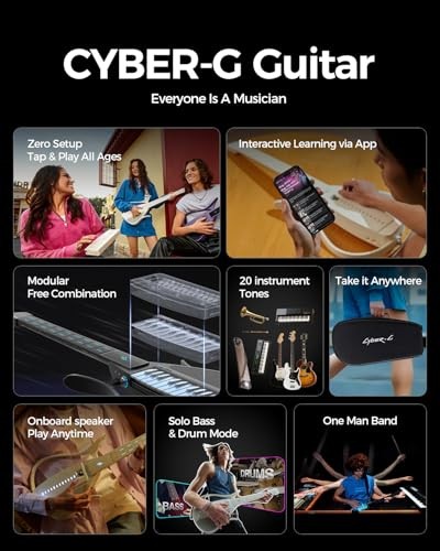 Enya CYBER-G Smart Stringless Guitar Portable Multi-Function Guitar with App
