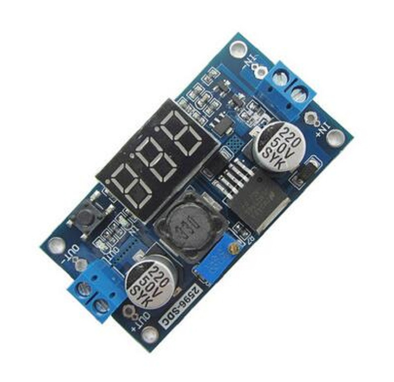 2 pcs LM2596S DC-DC Adjustable Step Down with Digital Display Buck