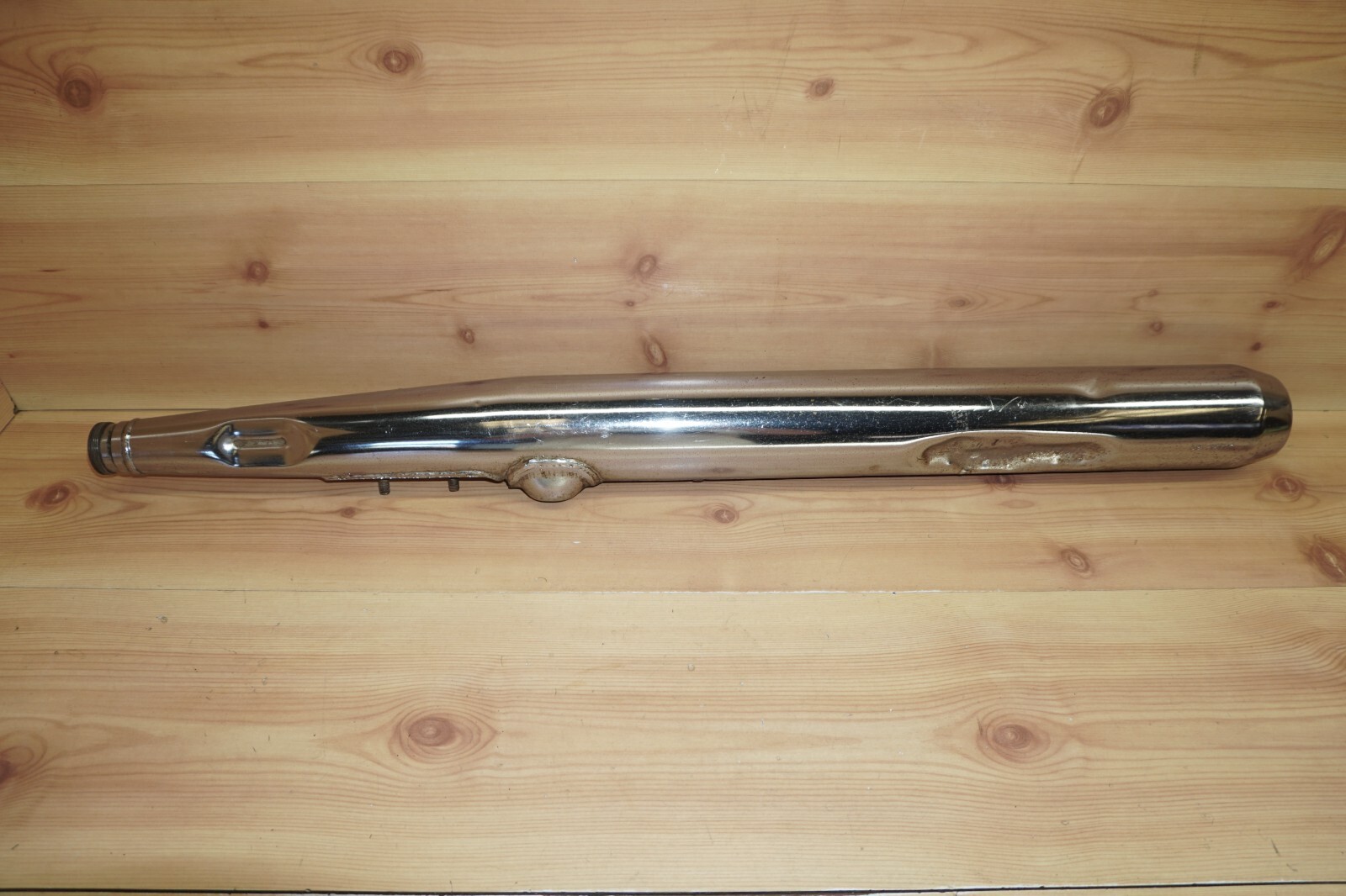 1976 Yamaha RD200 RD 200 Right Exhaust Pipe Muffler 397-14721