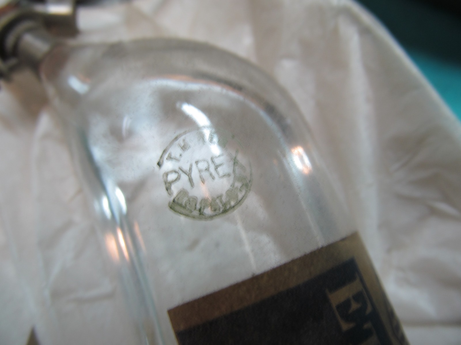 OHIO ETHYL CHLORIDE DISPENSER IN A PYREX TUBE
