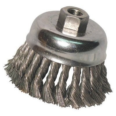 Knot Cup Brushes Cup 6" Knot .035 5/8-116Kc35: 102-6Kc35 - cup 6" knot .035...